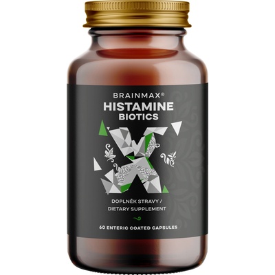 BrainMax Histamine Biotics, Пробиотици с хистамин, 60 ентеросолвентни капсули