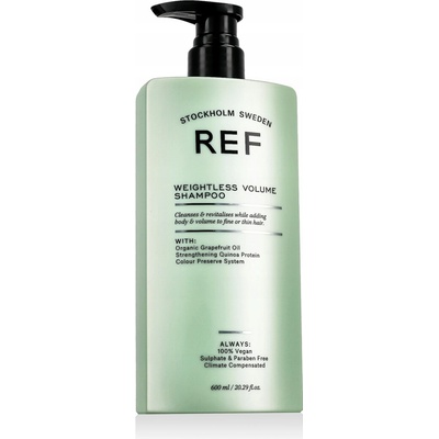 Ref Stockholm Weightless Volume Shampoo šampon pro objem vlasů 600 ml