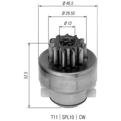 Pastorek, startér MAGNETI MARELLI 940113020283