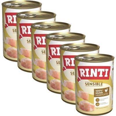 RINTI Консерва RINTI SENSIBLE пиле & картоф 6 x 400 г