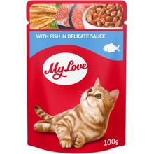 My Love for adult cats With fish in delicate sauce 100 g