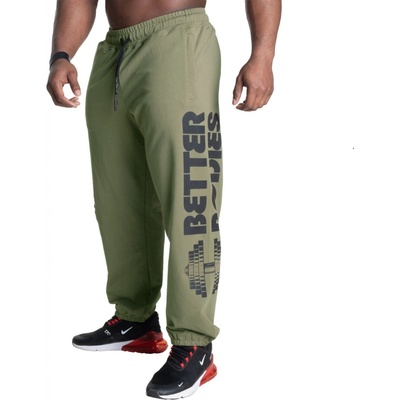 Better Bodies Stanton Sweatpants Washed zelené