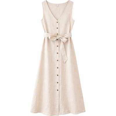 Mazine Дамска рокля Mazine Women's Sleeveless Linen Maxi Dress - Moon - размер XL (134-1905-0115)