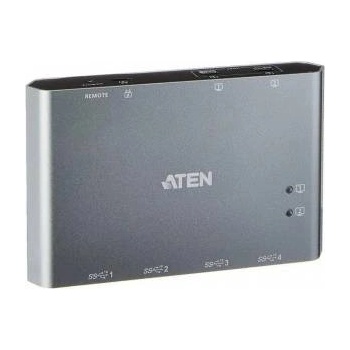 ATEN US3342 2-портов USB-C Gen 2 периферен превключвател (Power Pass-through)