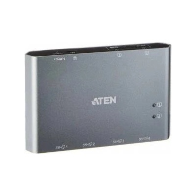 ATEN US3342 2-портов USB-C Gen 2 периферен превключвател (Power Pass-through)