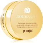 PETITFÉE Gold & Snail хидрогелова маска за зоната около очите с екстракт от охлюв 60 бр