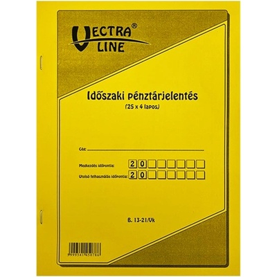 VECTRALINE Формуляр за периодичен отчет на касовия апарат VECTRALINE A/4, стоящ 25x4 листа B13-21/V (B13-21/V)