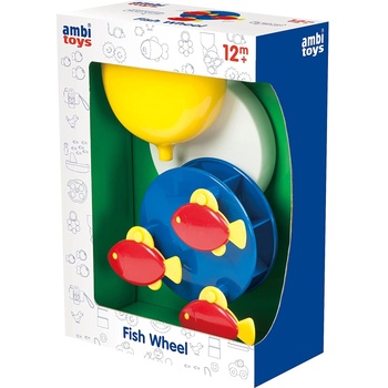 Ambi Toys Играчка за баня Ambi Toys - Водно колело с цветни рибки (31175)