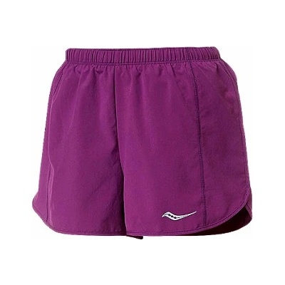 Saucony Rush 3 woven dámske kraťasy fialové