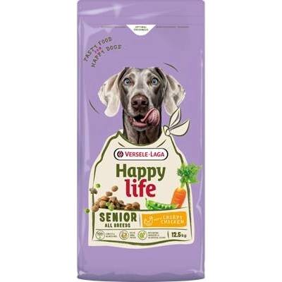 Versele-Laga Happy Life kuřecí pro staré a obézní psy 12,5 kg