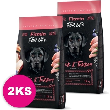 Fitmin For Life Duck & Turkey 2 x 12 kg