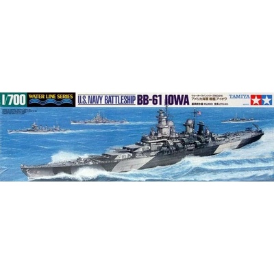 Tamiya USS Iowa BB 61 Water Line Series 1:700