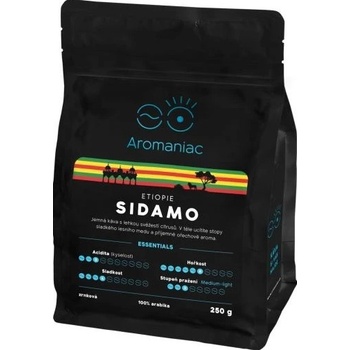 Aromaniac Aromaniac Прясно изпечено Ethiopia Sidamo смляно кафе 250g