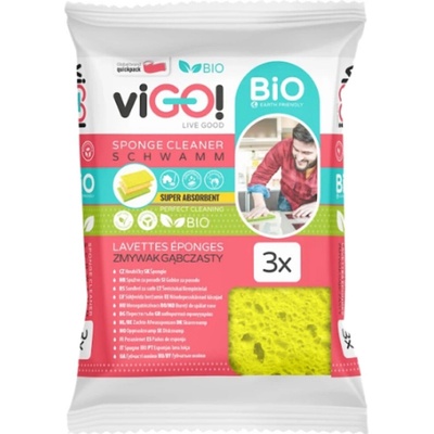 Vigo Houbička celulóza BIO 3 ks