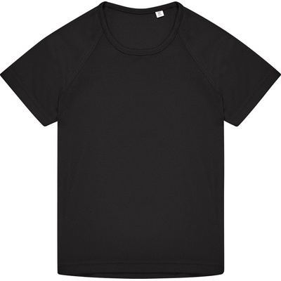 B&C tričko Active T kids black