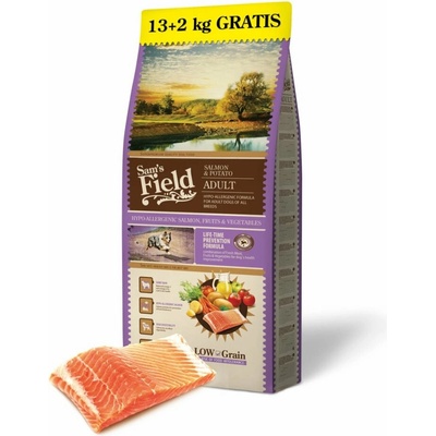 Sam's Field Low Adult Salmon & Potato 15 kg