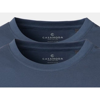 Casa Moda v hlubinné modré kulatý výstřih 2 ks
