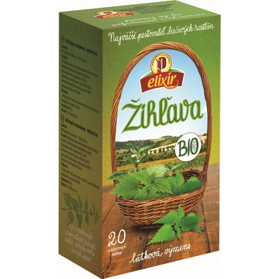 Agrokarpaty Bio ŽIHĽAVA bylinný čaj prírodný produkt 20 x 2 g