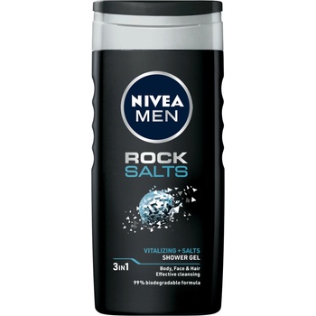 Nivea MEN Душ-гел Rock Salts Душ гел мъжки 250ml