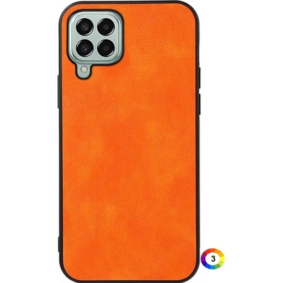 Samsung Galaxy M33 5G Удароустойчив Litchi Skin Калъф и Протектор
