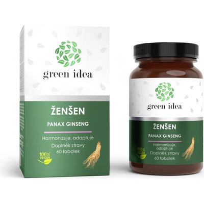 Green idea Žen-šen bylinný extrakt 60 kapslí