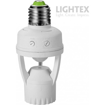 Image 1 of LIGHTEX ФАСУНГА СЪС СЕНЗОР ЗА ДВИЖЕНИЕ lightex Е27 360' max. 6m (650az0001310)