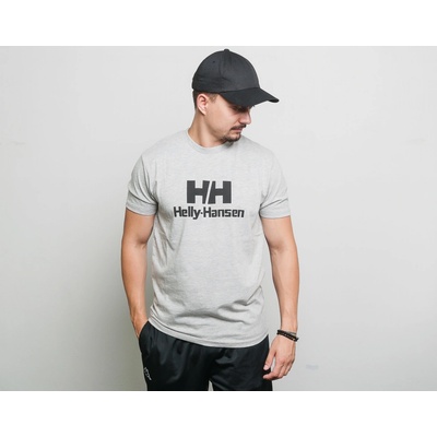Helly Hansen Logo t-shirt Grey Melange 53165 950