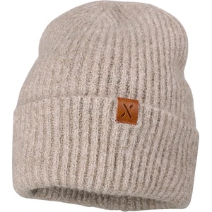 maximo Зимна шапка (beanie) maximo Girl's Mütze mit Umschlag gerippt Beanie - Beech Melange - размер 51-53 cm (204-9209-0411)