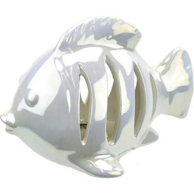 DOMMIO Keramická ryba s LED osvetlením 10x14 cm