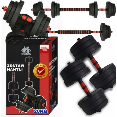 FITCHEMY Nastavitelné asfaltové jednoručky 2 x 10 kg