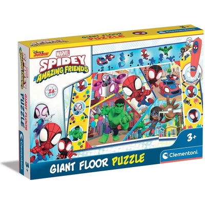 Clementoni Детски, гигантски Пъзел за Под Spider-Man CLEMENTONI, 24 части