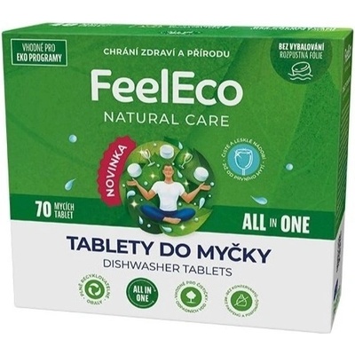 FeelEco Tablety do umývačky All in One 70 ks