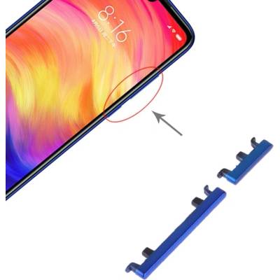 Bočné tlačítka Xiaomi Redmi Note 7 / Redmi Note 7 pro modrá farba