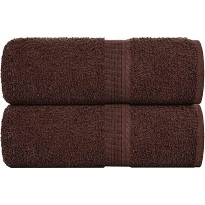 vidaXL Кърпи за гости FROGN 2 бр. Кафяви 30x50 см 360 г/м2 (136755)