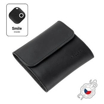 Fixed Kožená Smile Classic Wallet se smart trackerem FIXED Smile PRO černá