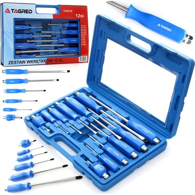 Tagred Skrutkovače, skrutkovače na podbíjanie, podbíjačky 12 ks TA4018