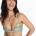 Roxy Горнище на бански костюм ROXY Ocean Dreamer Fixed Tri oil green say it with stripes