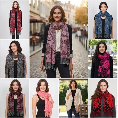 Пакет - 9 зимни шала Pipilota. bg - повече стил и повече удобство в един комплект