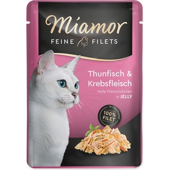 Miamor Feine Filets tuniak & krab v želé 100 g