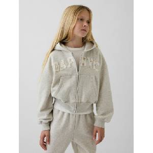 GAP Детски oversize суитшърт с лого VintageSoft GAP GAP | Siv | Момичешки | S