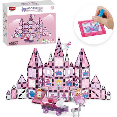 Magnetic Tiles Window Art Castle 126ks