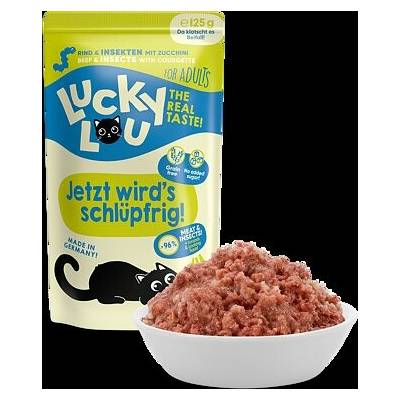 Lucky Lou Lifestage Adult s hovädzím mäsom a hmyzom 125 g
