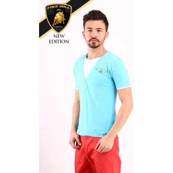 Madmext Мъжка Тениска Синя 1063-6 (85125_Синьо)