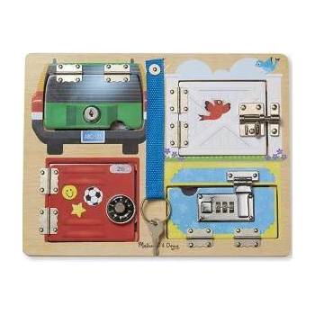 Melissa & Doug Детска дървена дъска със заключалки - 19540 - Melissa and Doug, 000772195409