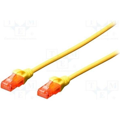 Digitus DK-1617-050/Y Patch U/UTP Cat 6 RJ45 vidlice z obou stran lanko Cu 5m