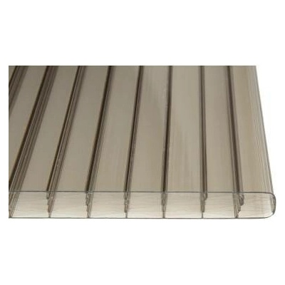 Lexan Polykarbonátová komorová deska 9 stěn 2UV 2095 x 6000 x 16 mm bronz 1 ks