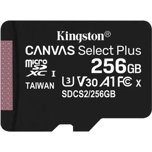 Kingston microSDXC Canvas Select Plus 256GB UHS-I/A1/V30 SDCS2/256GBSP