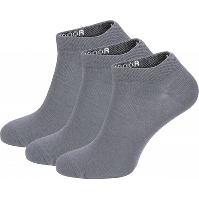 Zulu Diplomat Bamboo Low 3pack světle šedá