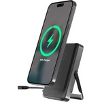 Gembird PB10-WPC15MS-01 10000mAh безжична преносима зарядна станция, черна (PB10-WPC15MS-01)
