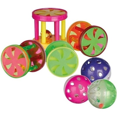 Trixie Plastová hračka s rolničkou 4,5 cm